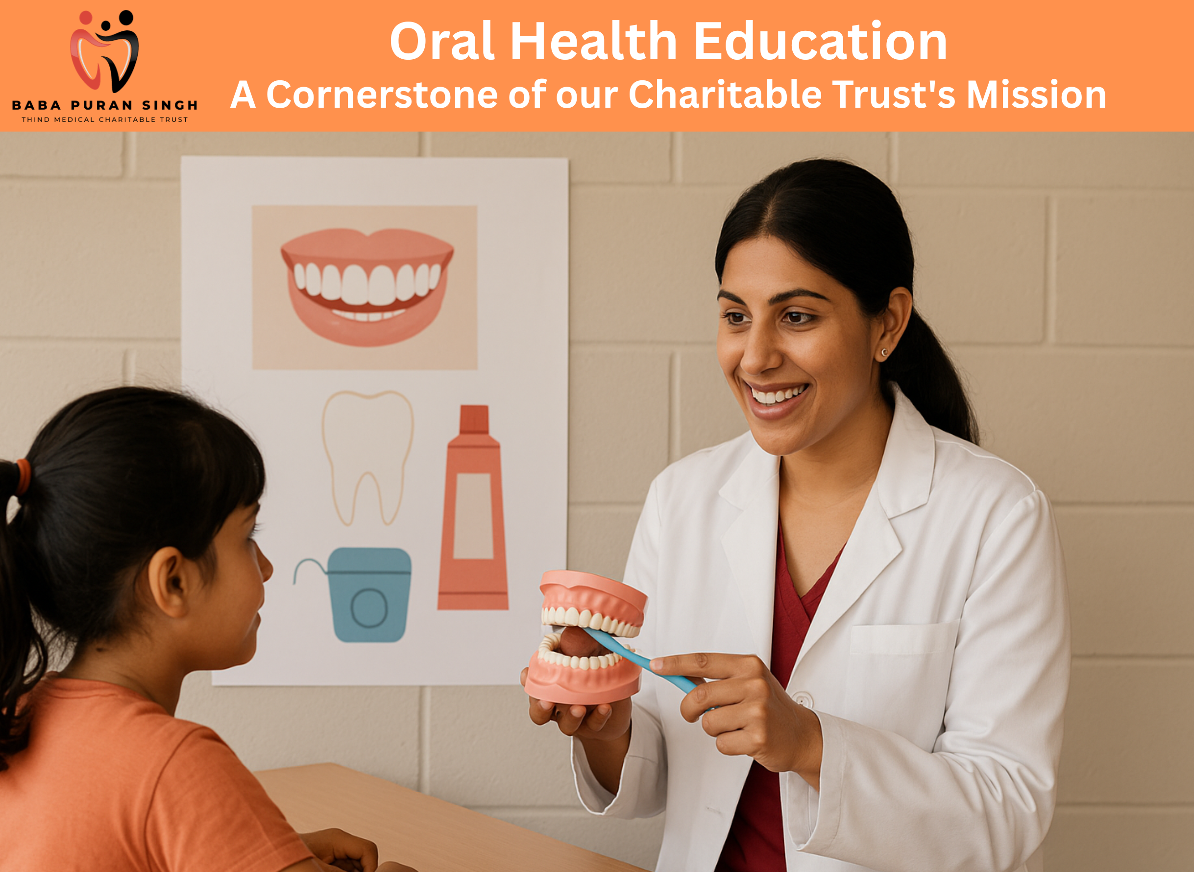 Oral Health Education: A Cornerstone of our Charitable Trust’s Mission