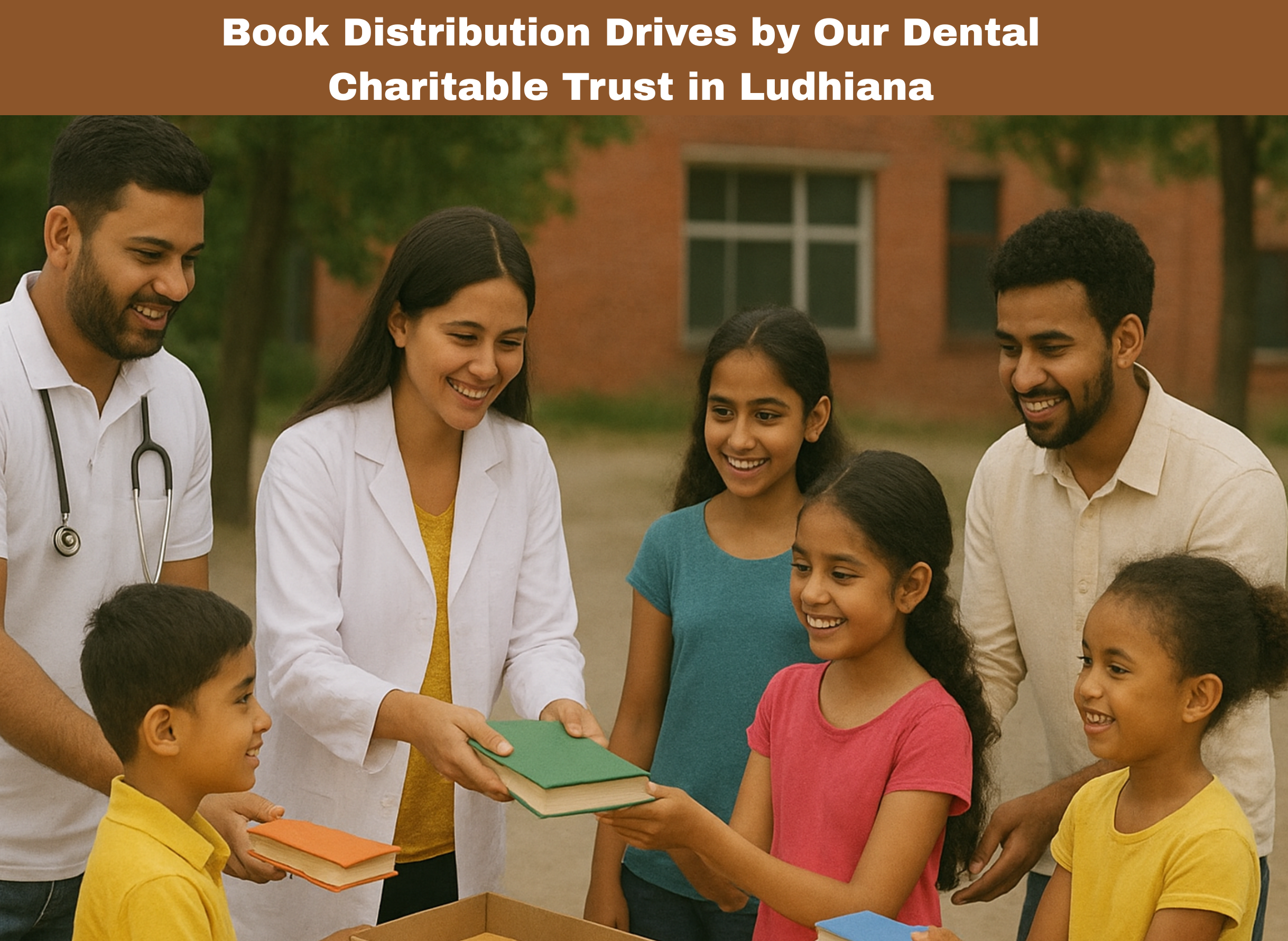 Book Distribution Drives by Our Dental Charitable Trust in Ludhiana